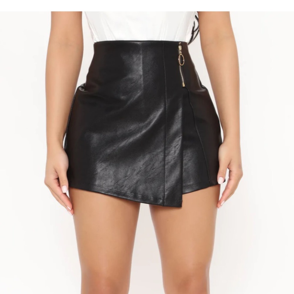Good For You Leather Skort